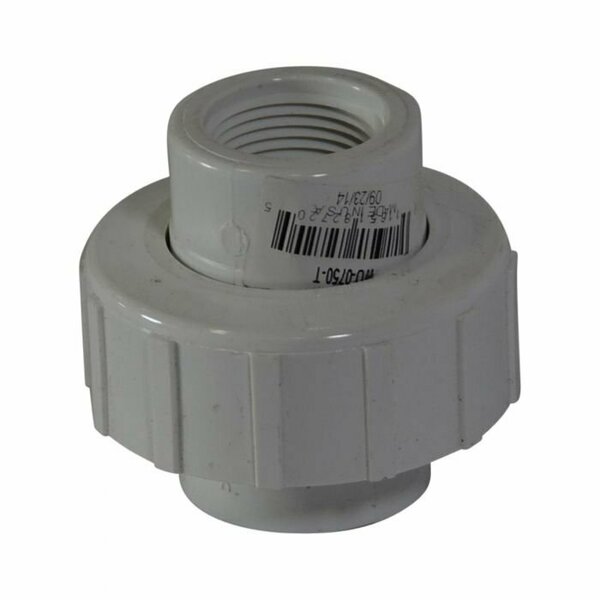 King UNION PVC THRD 3/4IN WU-0750-T